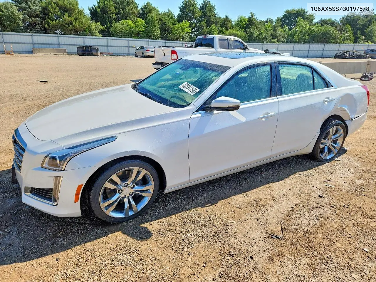 2016 Cadillac Cts Luxury Collection VIN: 1G6AX5SS7G0197578 Lot: 60391196