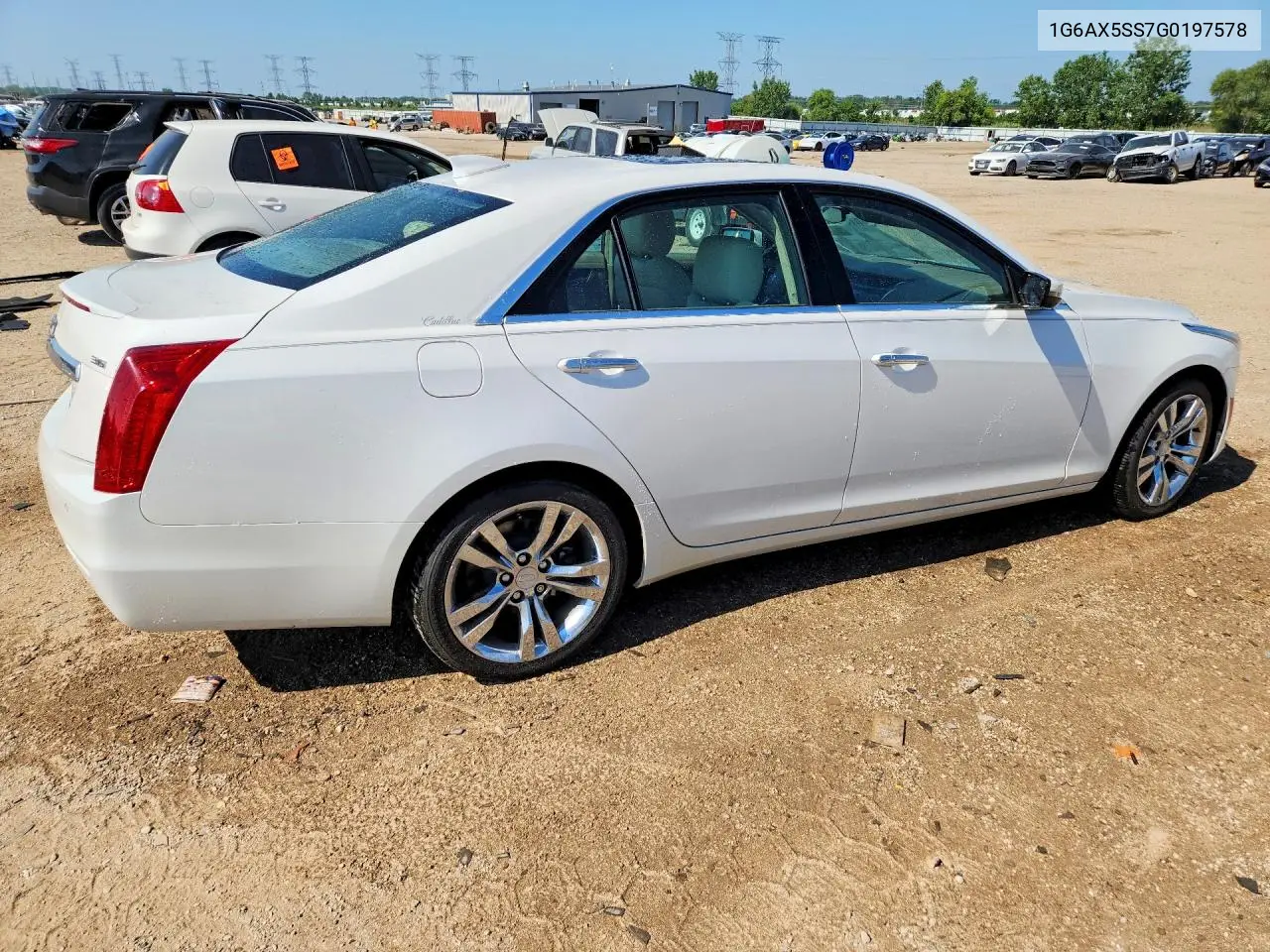 2016 Cadillac Cts Luxury Collection VIN: 1G6AX5SS7G0197578 Lot: 60391196