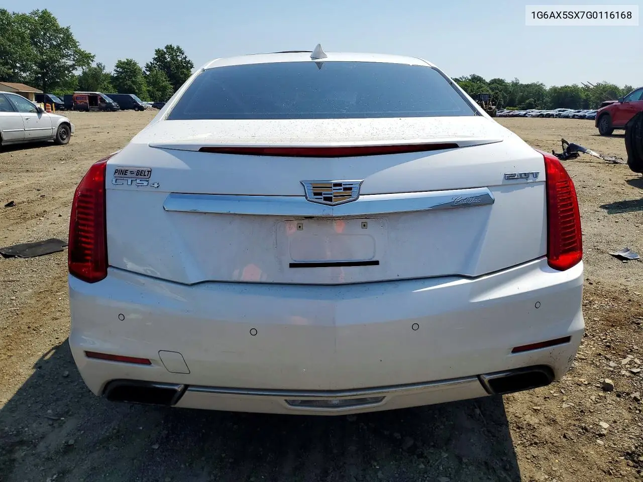 2016 Cadillac Cts Luxury Collection VIN: 1G6AX5SX7G0116168 Lot: 60616186