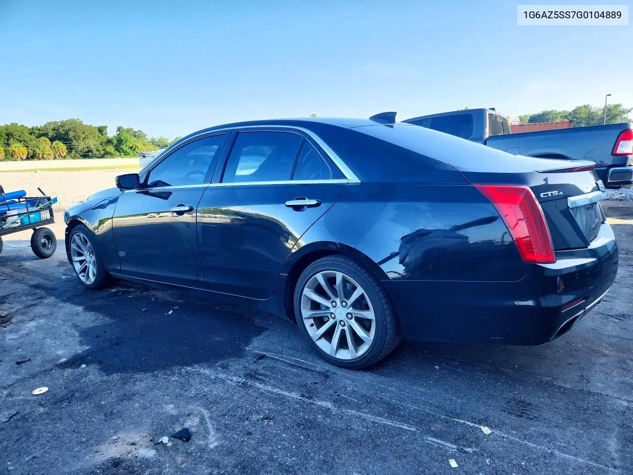 2016 Cadillac Cts Premium Collection VIN: 1G6AZ5SS7G0104889 Lot: 61015256