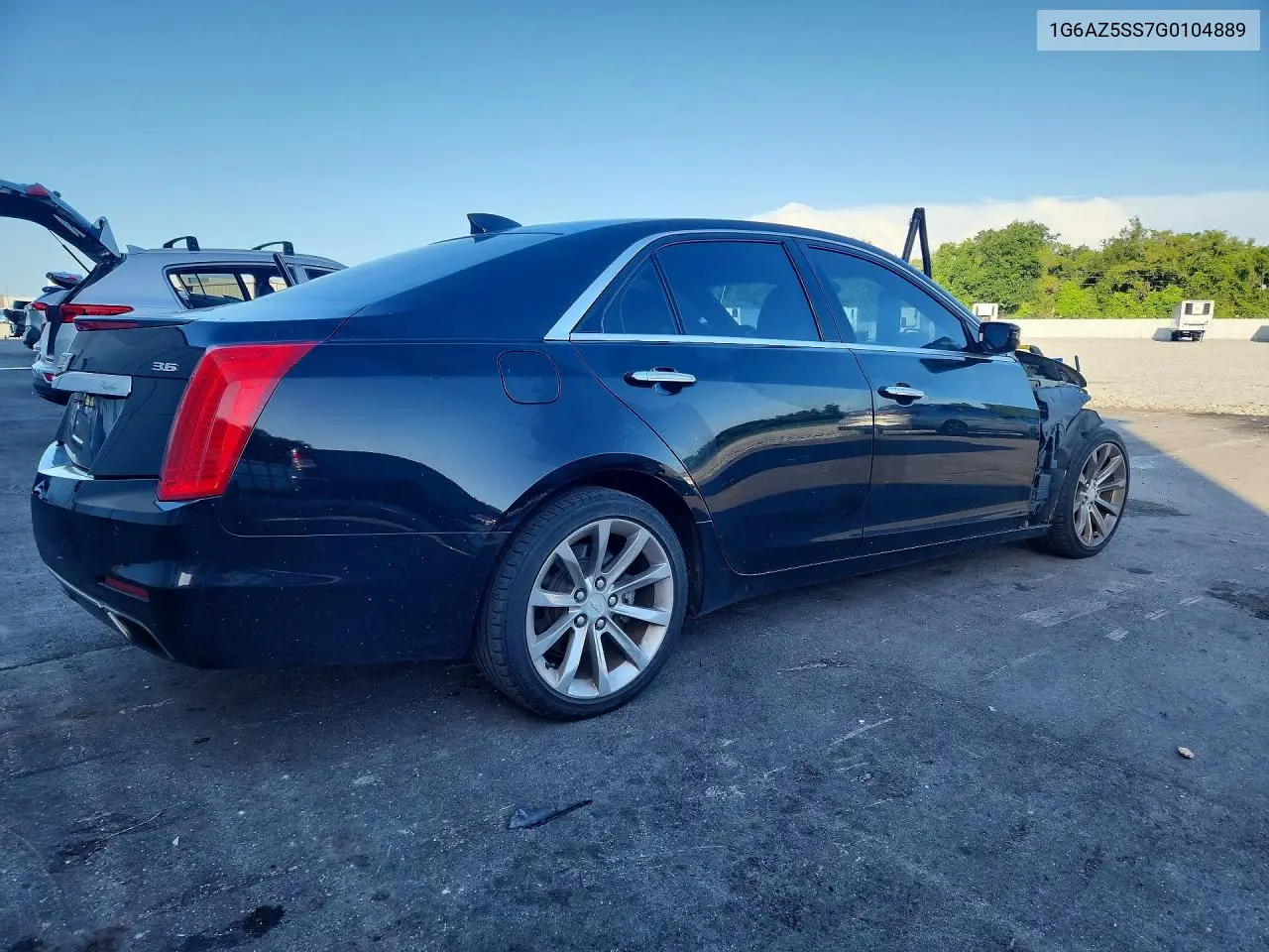 2016 Cadillac Cts Premium Collection VIN: 1G6AZ5SS7G0104889 Lot: 61015256