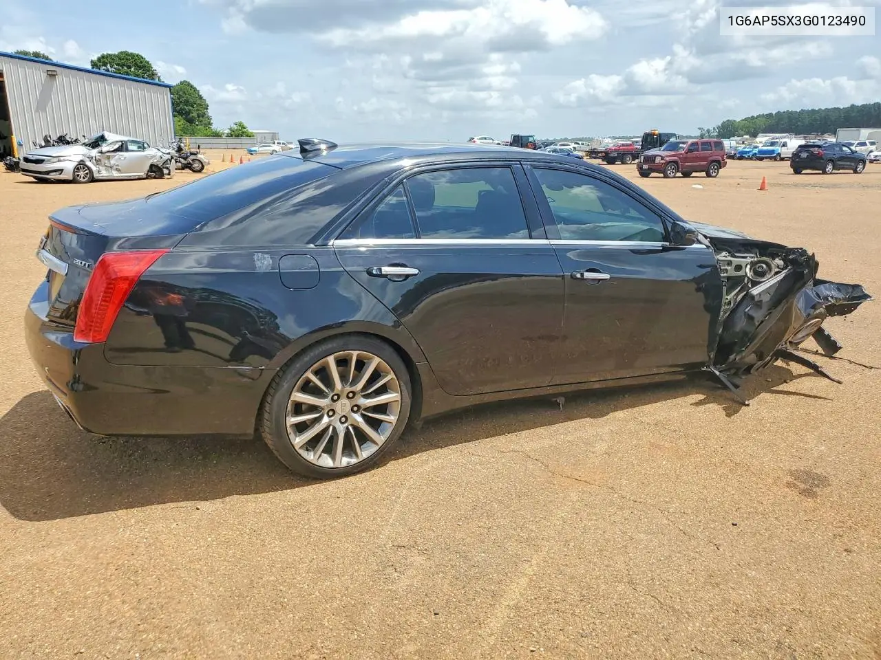 2016 Cadillac Cts VIN: 1G6AP5SX3G0123490 Lot: 61154856