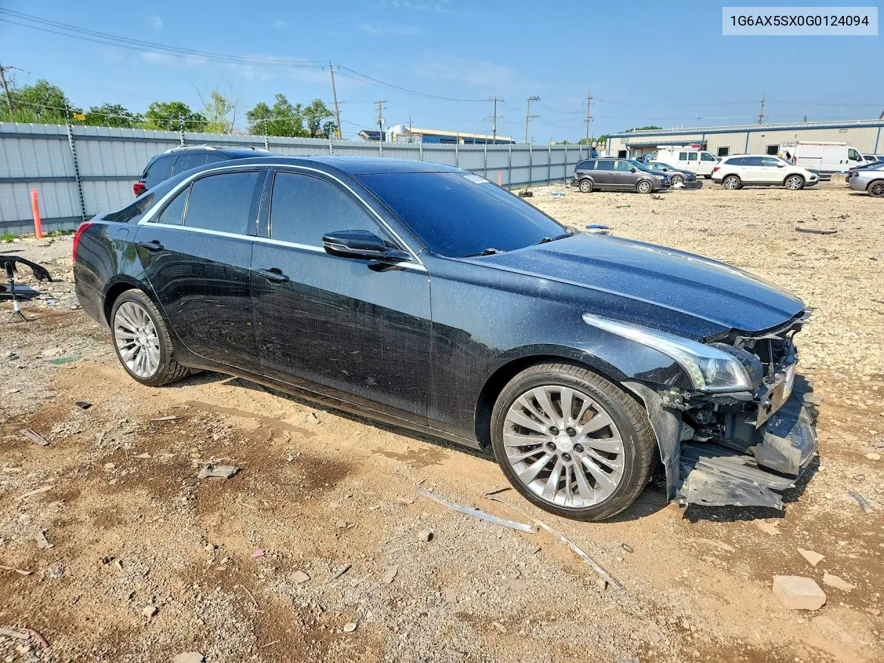 2016 Cadillac Cts Luxury Collection VIN: 1G6AX5SX0G0124094 Lot: 61857056