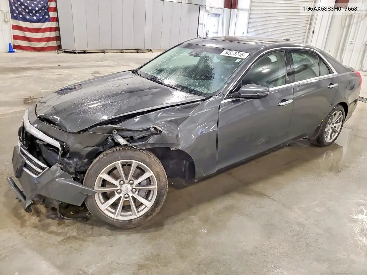 2017 Cadillac Cts Luxury VIN: 1G6AX5SS3H0176681 Lot: 54653746