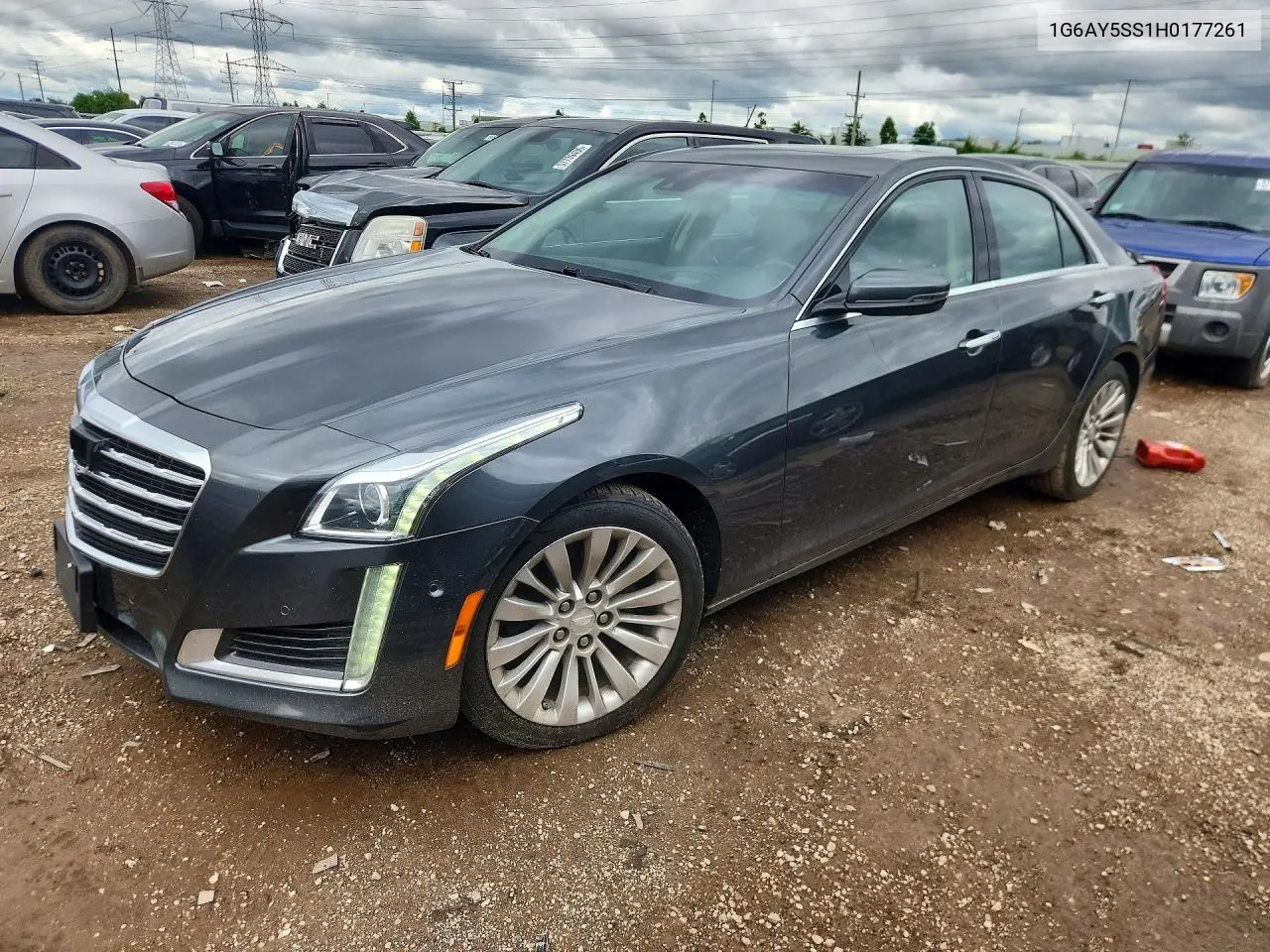2017 Cadillac Cts Premium Luxury VIN: 1G6AY5SS1H0177261 Lot: 57269806