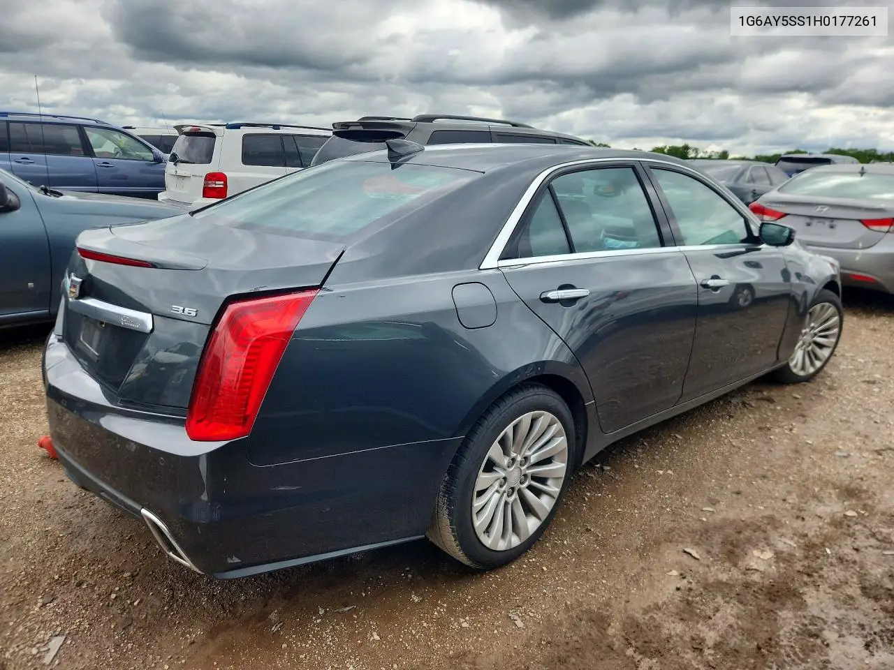 2017 Cadillac Cts Premium Luxury VIN: 1G6AY5SS1H0177261 Lot: 57269806