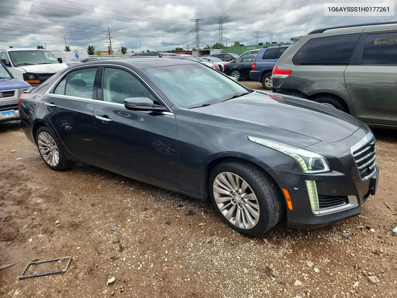 2017 Cadillac Cts Premium Luxury VIN: 1G6AY5SS1H0177261 Lot: 57269806
