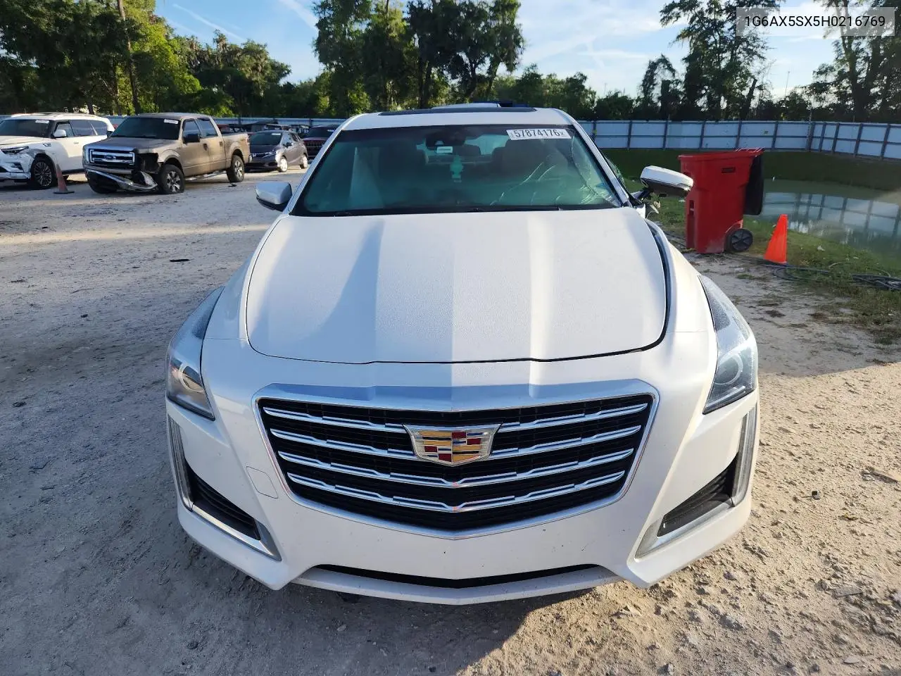 2017 Cadillac Cts Luxury VIN: 1G6AX5SX5H0216769 Lot: 57874176