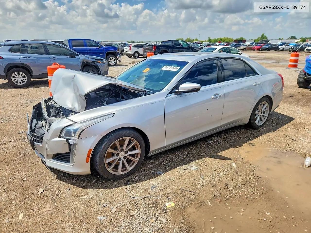 2017 Cadillac Cts Luxury VIN: 1G6AR5SXXH0189174 Lot: 60144536