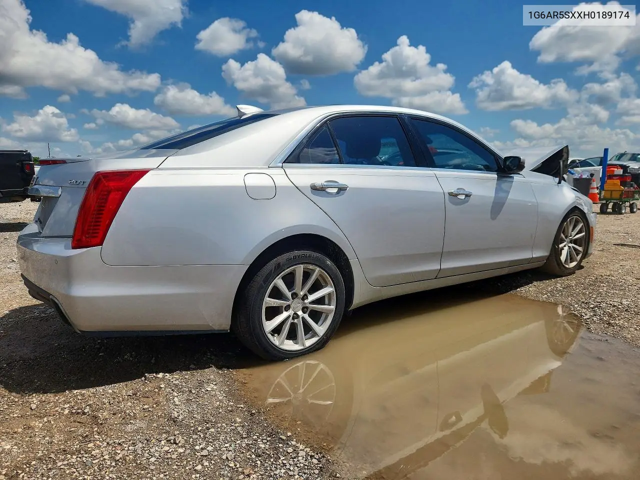 2017 Cadillac Cts Luxury VIN: 1G6AR5SXXH0189174 Lot: 60144536