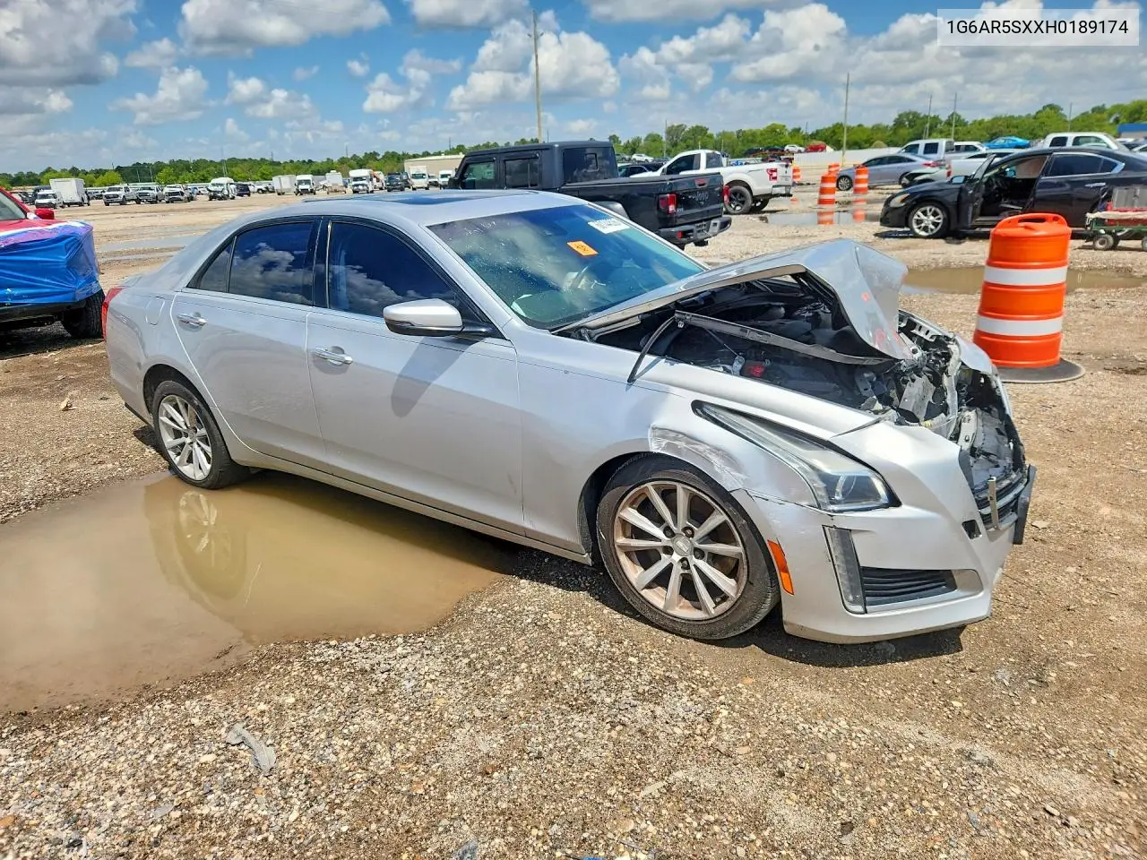 2017 Cadillac Cts Luxury VIN: 1G6AR5SXXH0189174 Lot: 60144536