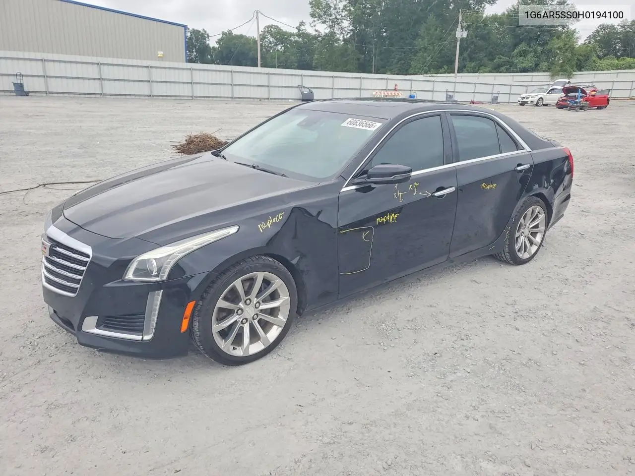2017 Cadillac Cts Luxury VIN: 1G6AR5SS0H0194100 Lot: 60636566