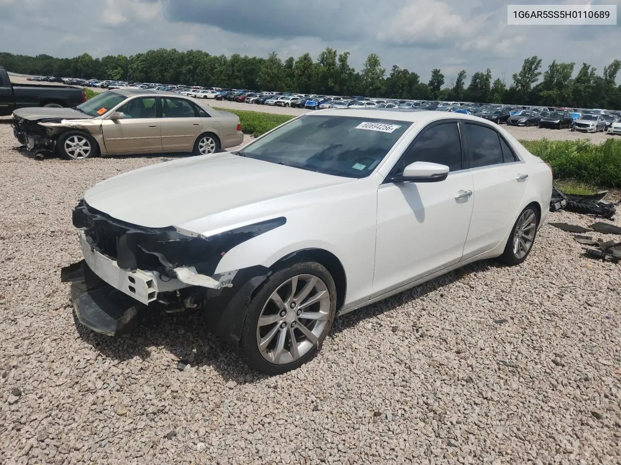 2017 Cadillac Cts Luxury VIN: 1G6AR5SS5H0110689 Lot: 60694256