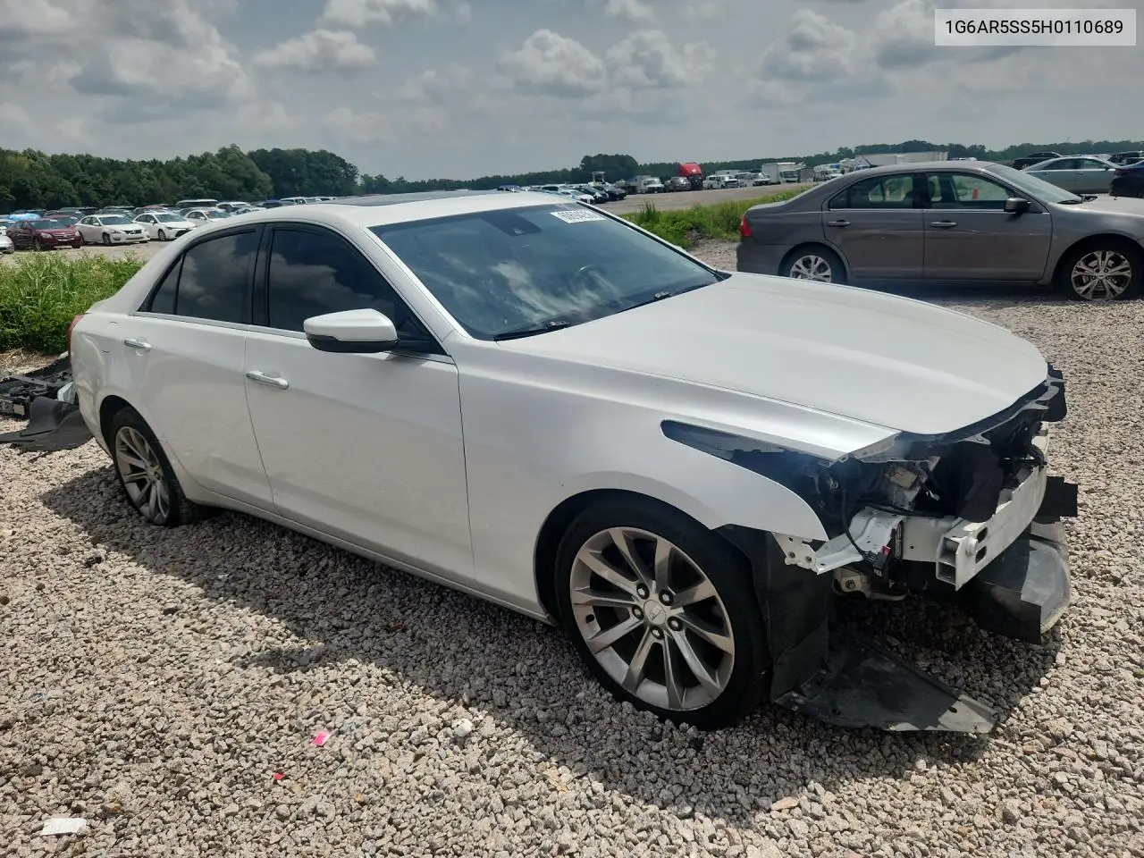 2017 Cadillac Cts Luxury VIN: 1G6AR5SS5H0110689 Lot: 60694256