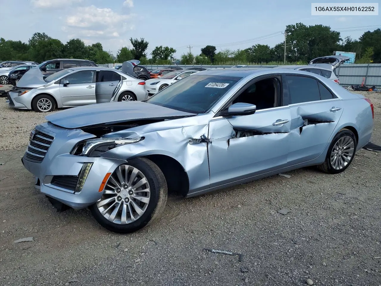2017 Cadillac Cts Luxury VIN: 1G6AX5SX4H0162252 Lot: 61354226