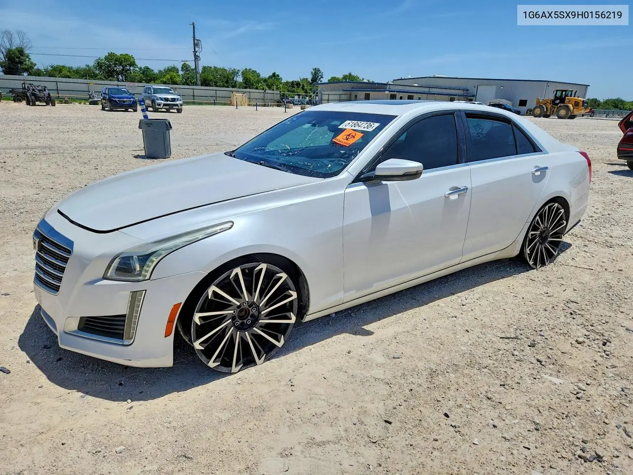 2017 Cadillac Cts Luxury VIN: 1G6AX5SX9H0156219 Lot: 61864736