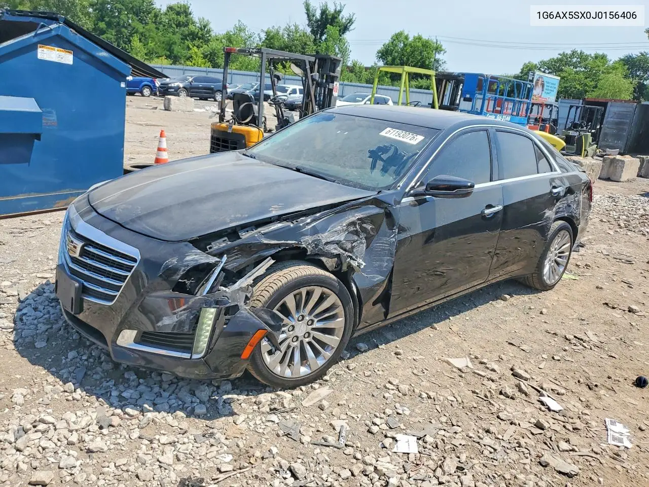 2018 Cadillac Cts Luxury VIN: 1G6AX5SX0J0156406 Lot: 61193076