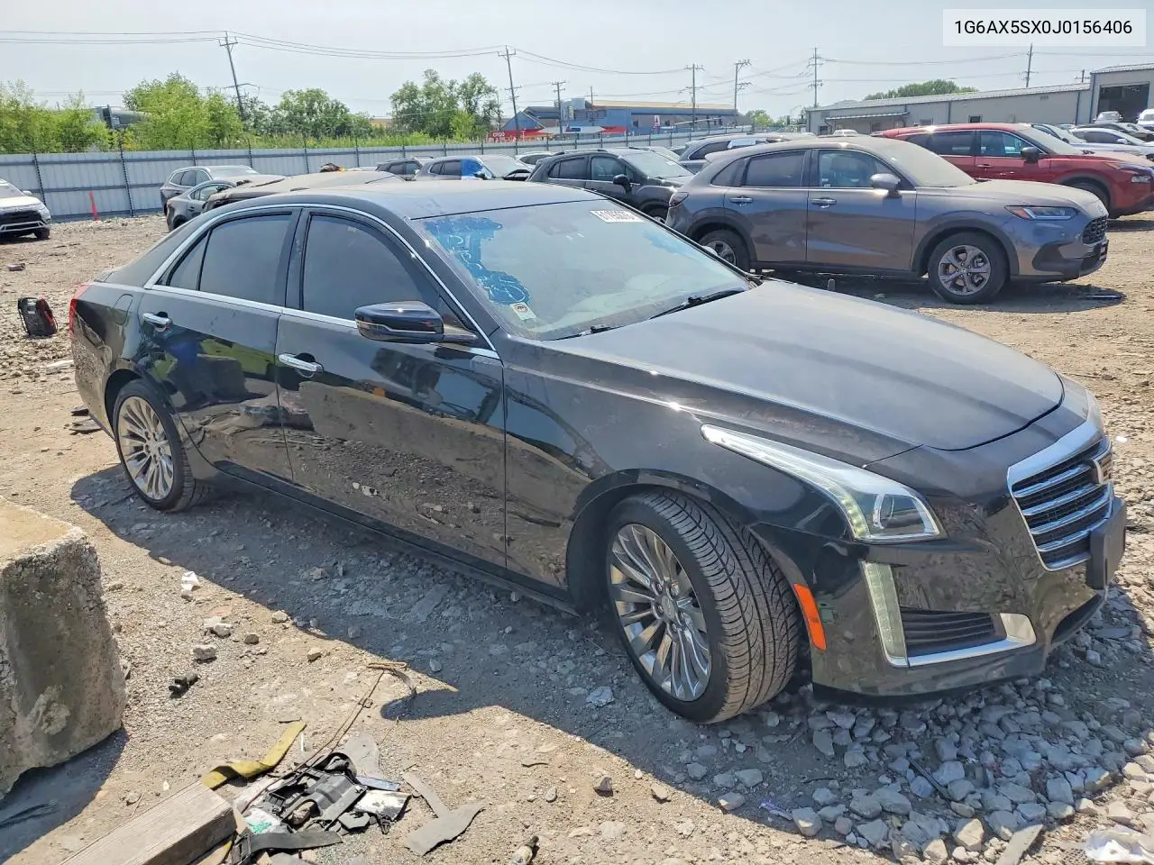 2018 Cadillac Cts Luxury VIN: 1G6AX5SX0J0156406 Lot: 61193076