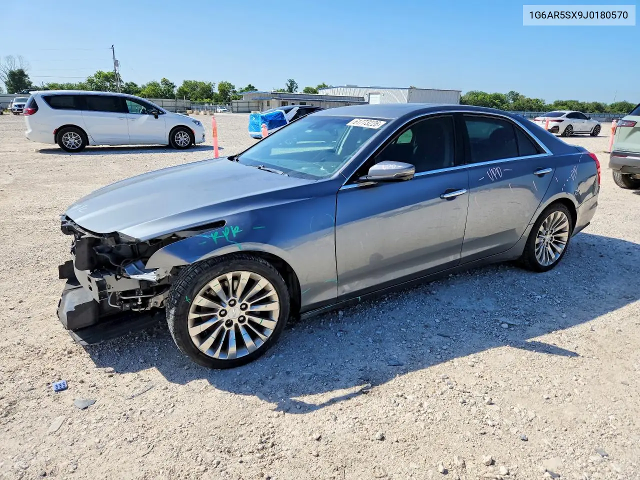 2018 Cadillac Cts Luxury VIN: 1G6AR5SX9J0180570 Lot: 61773226