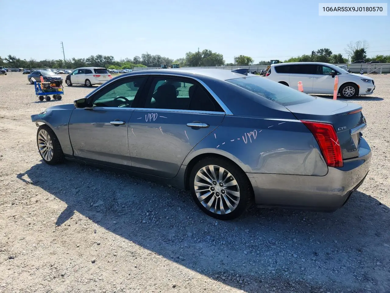 2018 Cadillac Cts Luxury VIN: 1G6AR5SX9J0180570 Lot: 61773226