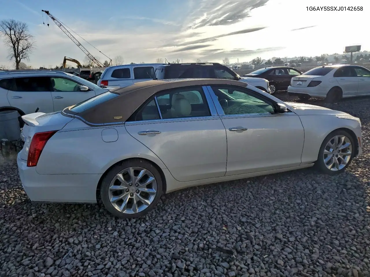 1G6AY5SSXJ0142658 2018 Cadillac Cts Premium Luxury