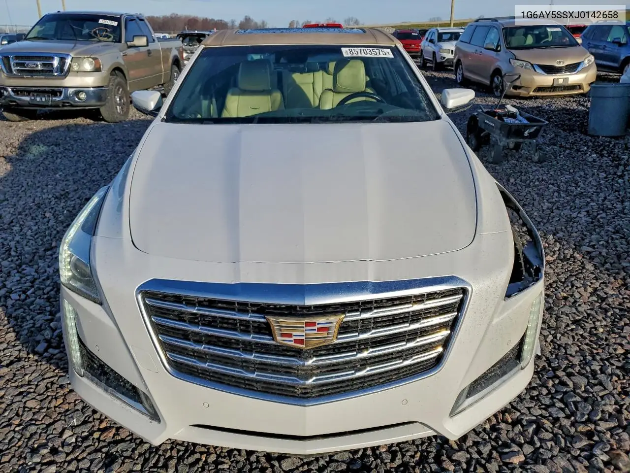 1G6AY5SSXJ0142658 2018 Cadillac Cts Premium Luxury