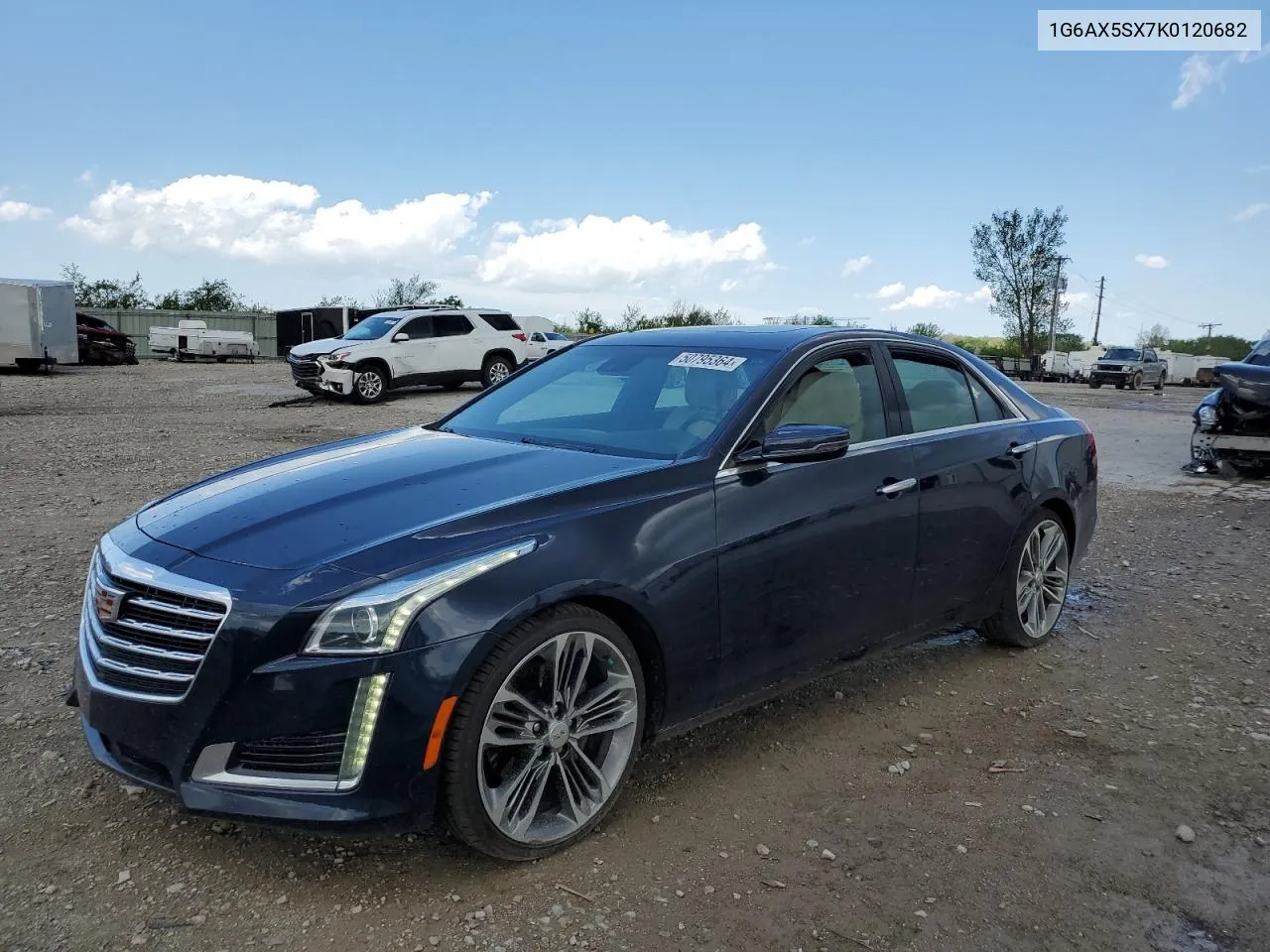 2019 Cadillac Cts Luxury VIN: 1G6AX5SX7K0120682 Lot: 50795364