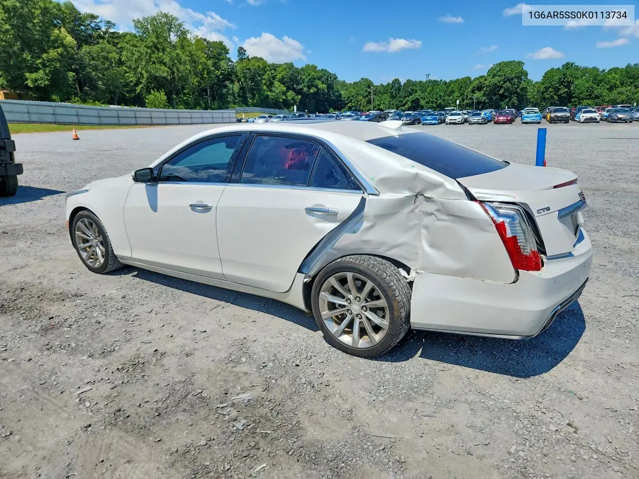 2019 Cadillac Cts Luxury VIN: 1G6AR5SS0K0113734 Lot: 60186326