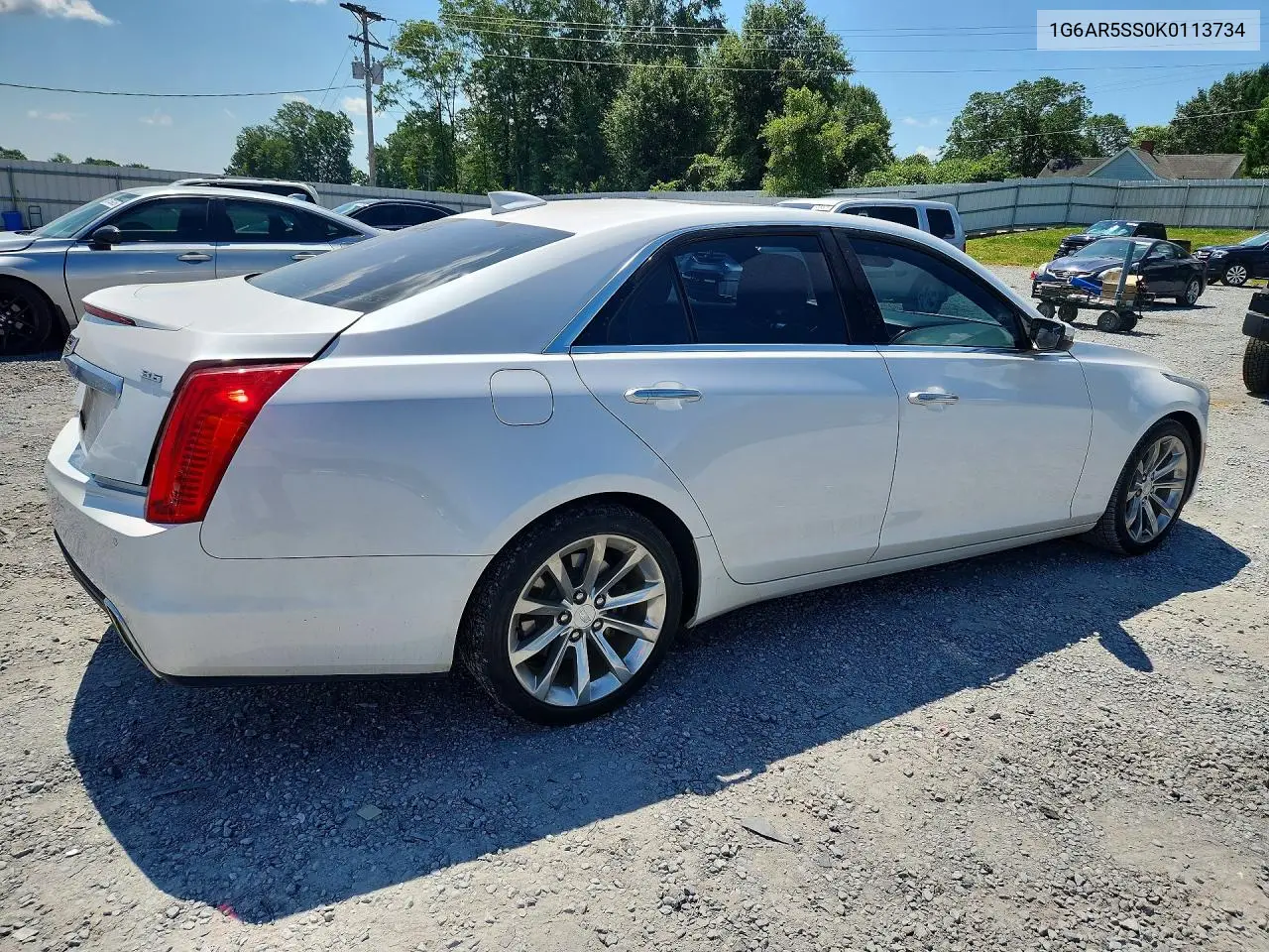 2019 Cadillac Cts Luxury VIN: 1G6AR5SS0K0113734 Lot: 60186326