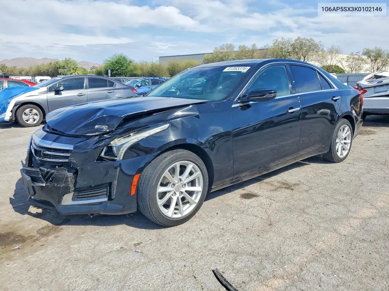 2019 Cadillac Cts VIN: 1G6AP5SX3K0102146 Lot: 61353376