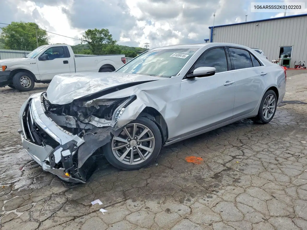 2019 Cadillac Cts Luxury VIN: 1G6AR5SS2K0102203 Lot: 61499416