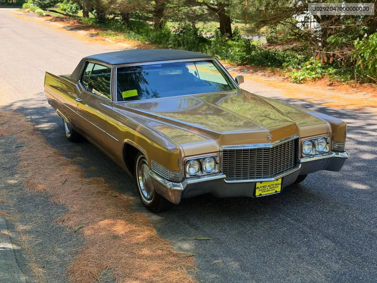 1970 Cadillac Deville Coupe VIN: J0292047000000000 Lot: 73340965