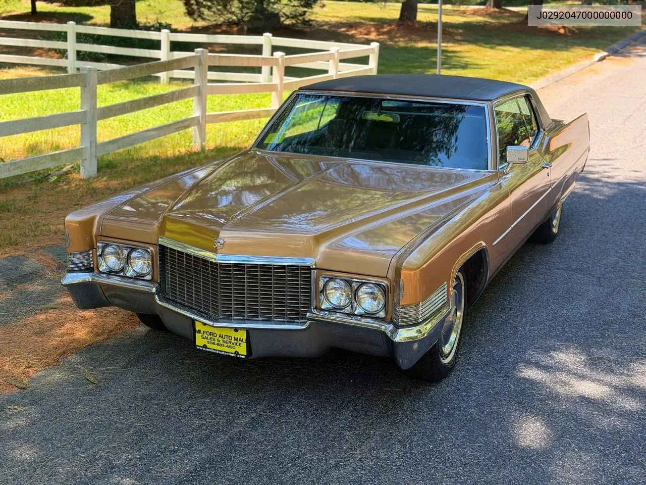 1970 Cadillac Deville Coupe VIN: J0292047000000000 Lot: 73340965