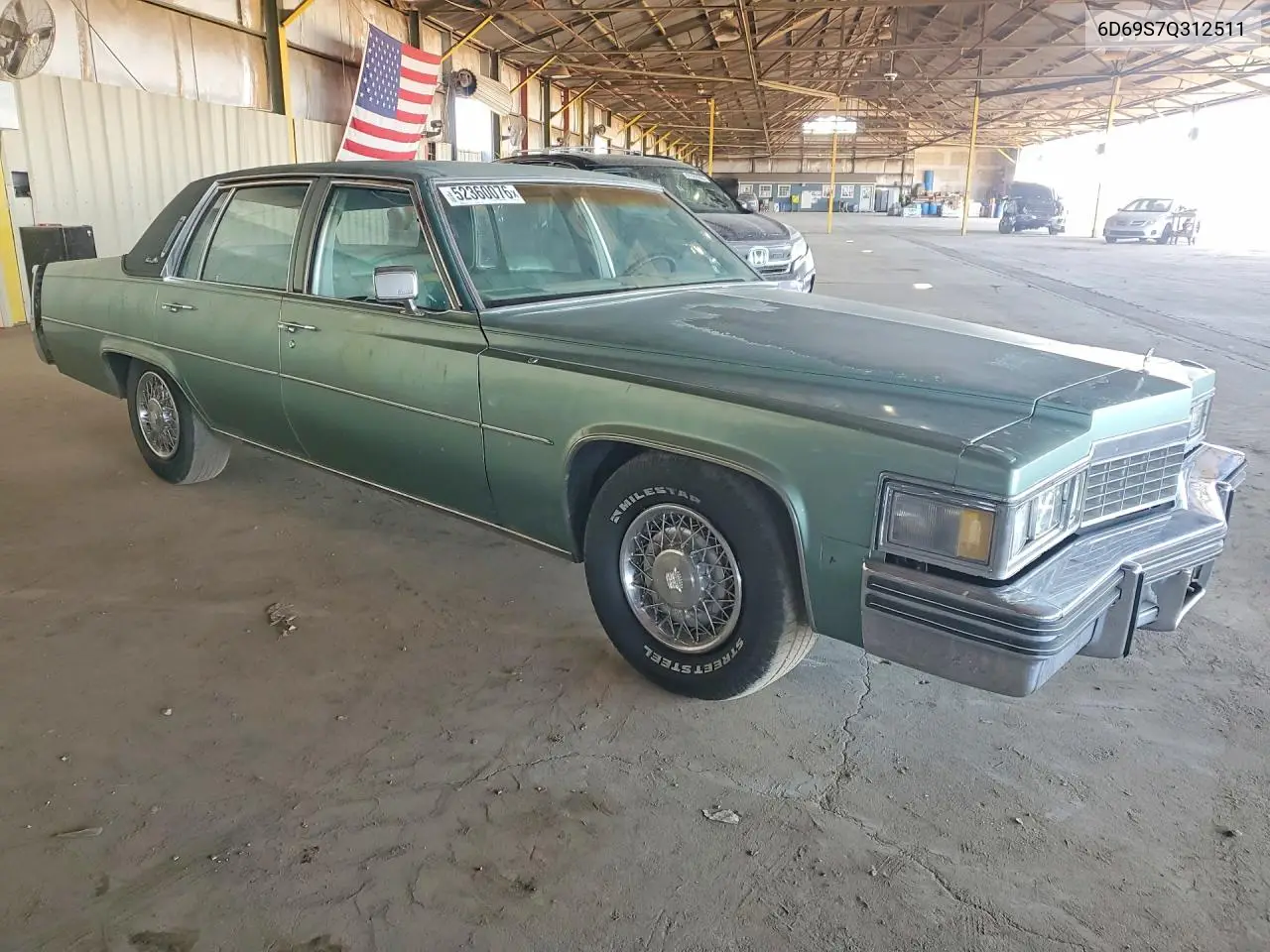 1977 Cadillac Deville VIN: 6D69S7Q312511 Lot: 52360076