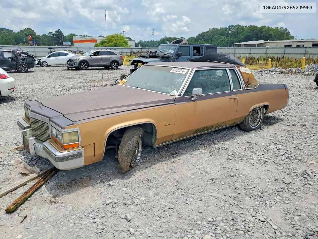 1981 Cadillac Deville VIN: 1G6AD479XB9209963 Lot: 56820266