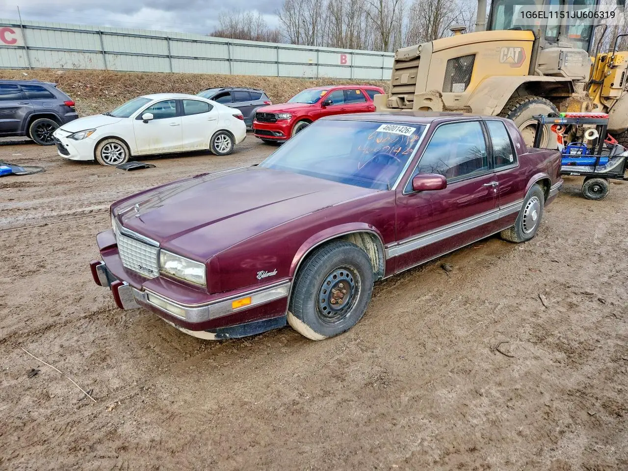1986 Cadillac Deville VIN: 1G6EL1151JU606319 Lot: 46001426