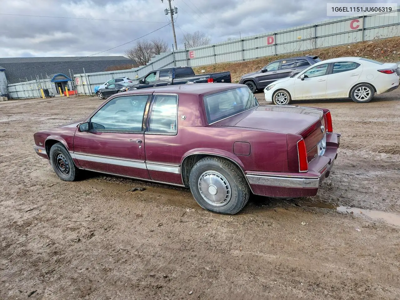 1986 Cadillac Deville VIN: 1G6EL1151JU606319 Lot: 46001426