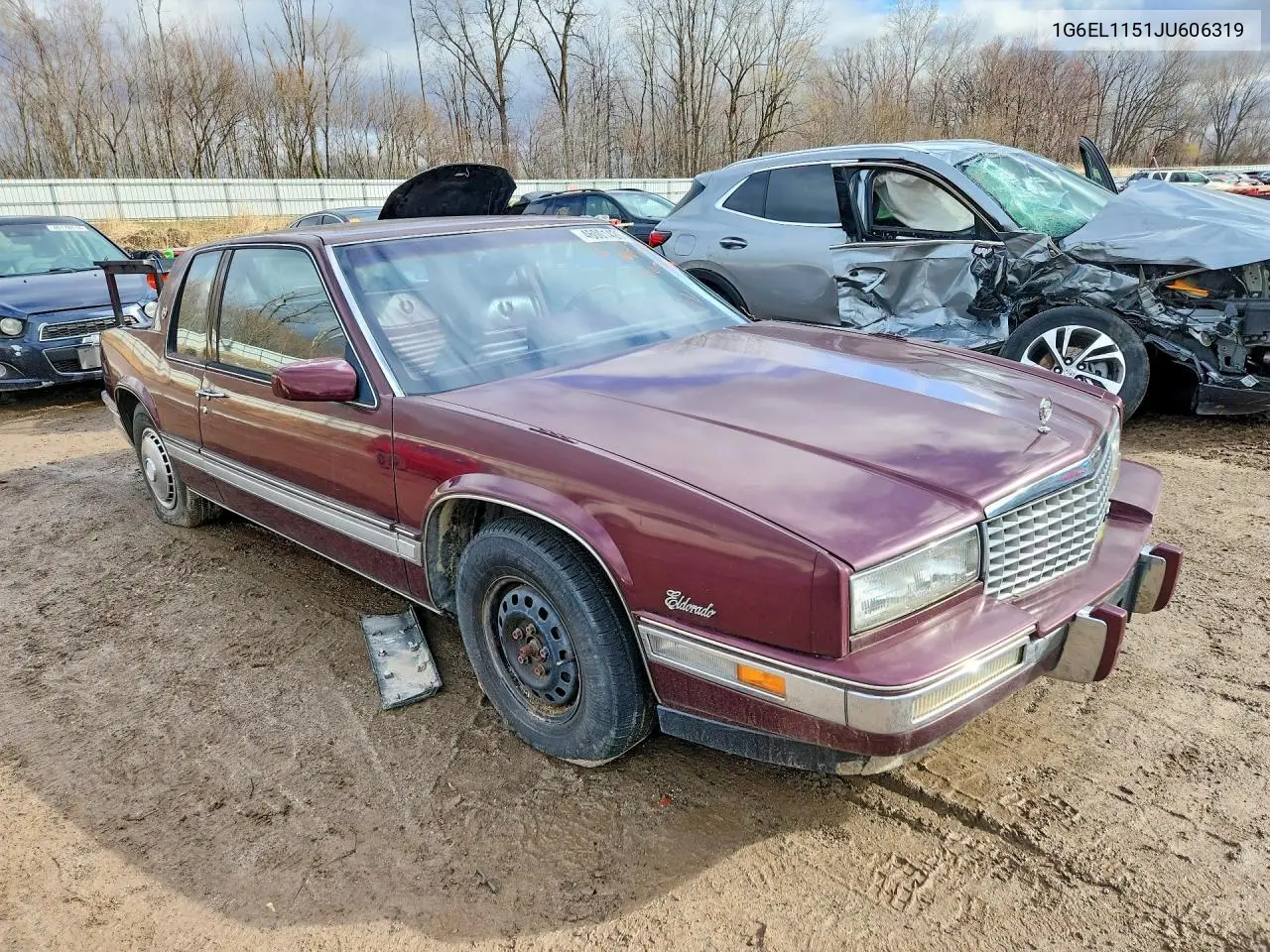 1986 Cadillac Deville VIN: 1G6EL1151JU606319 Lot: 46001426