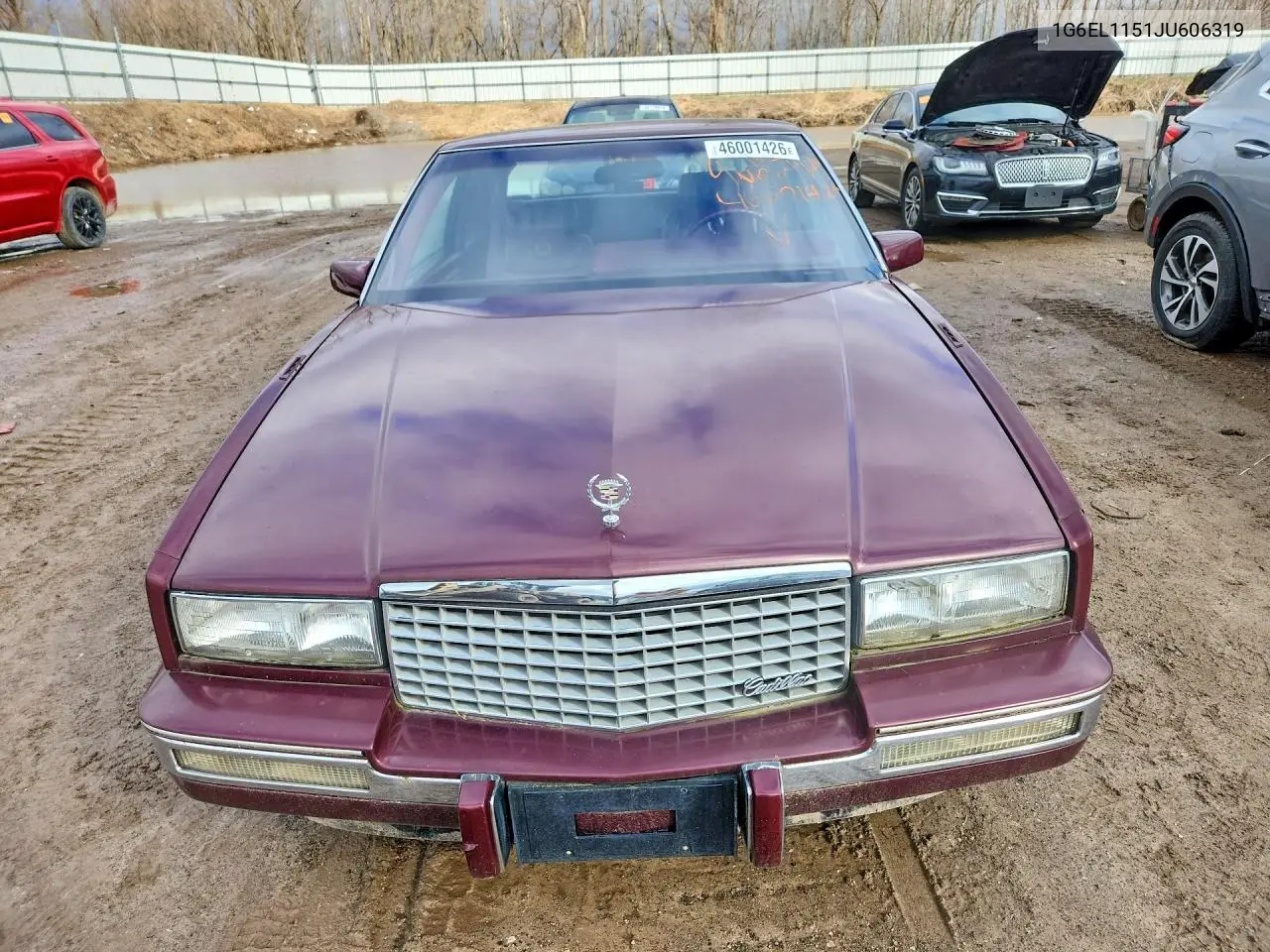 1986 Cadillac Deville VIN: 1G6EL1151JU606319 Lot: 46001426