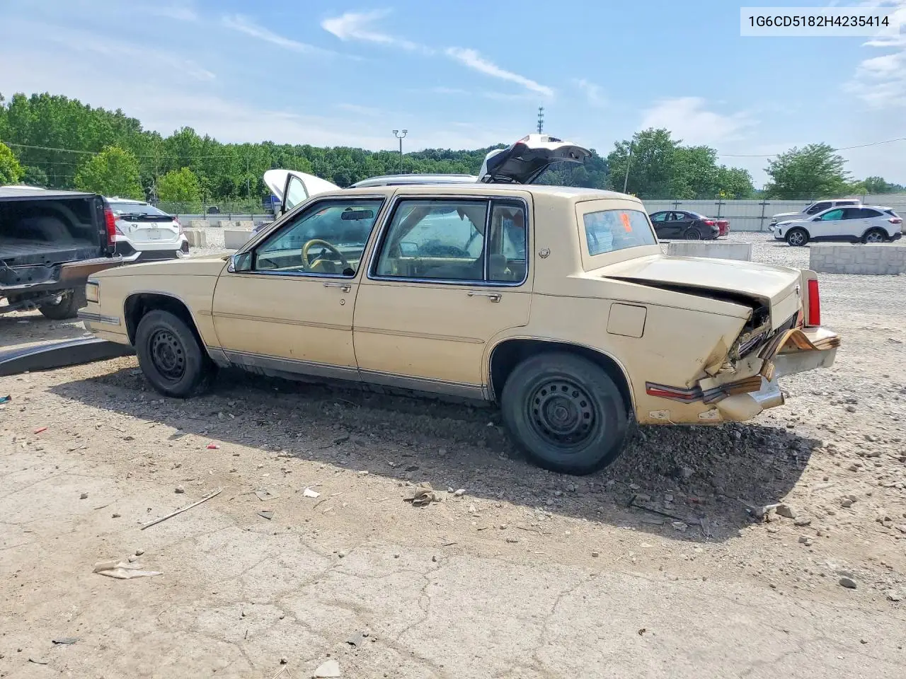 1987 Cadillac Deville VIN: 1G6CD5182H4235414 Lot: 55456666
