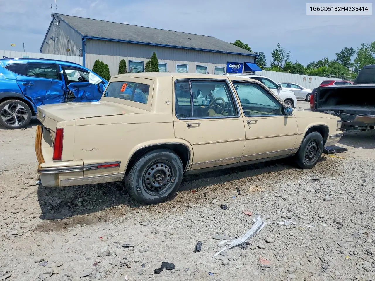 1987 Cadillac Deville VIN: 1G6CD5182H4235414 Lot: 55456666
