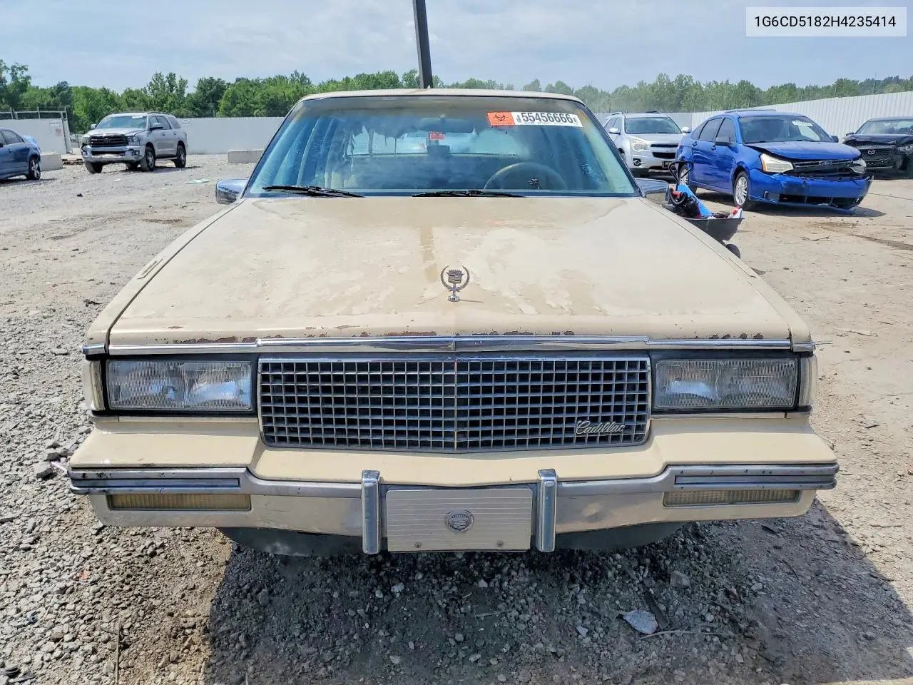 1987 Cadillac Deville VIN: 1G6CD5182H4235414 Lot: 55456666