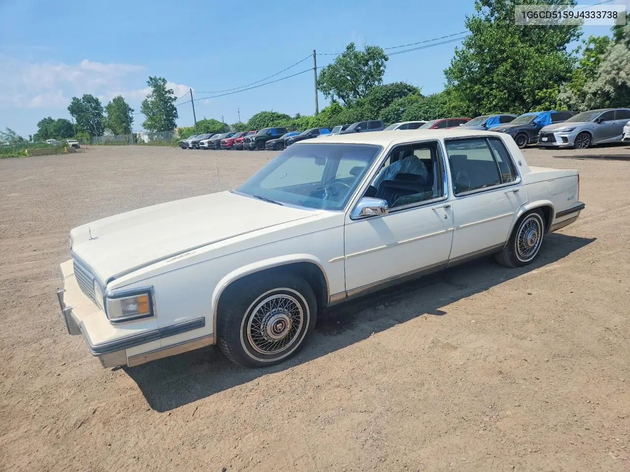 1988 Cadillac Deville VIN: 1G6CD5159J4333738 Lot: 60028126