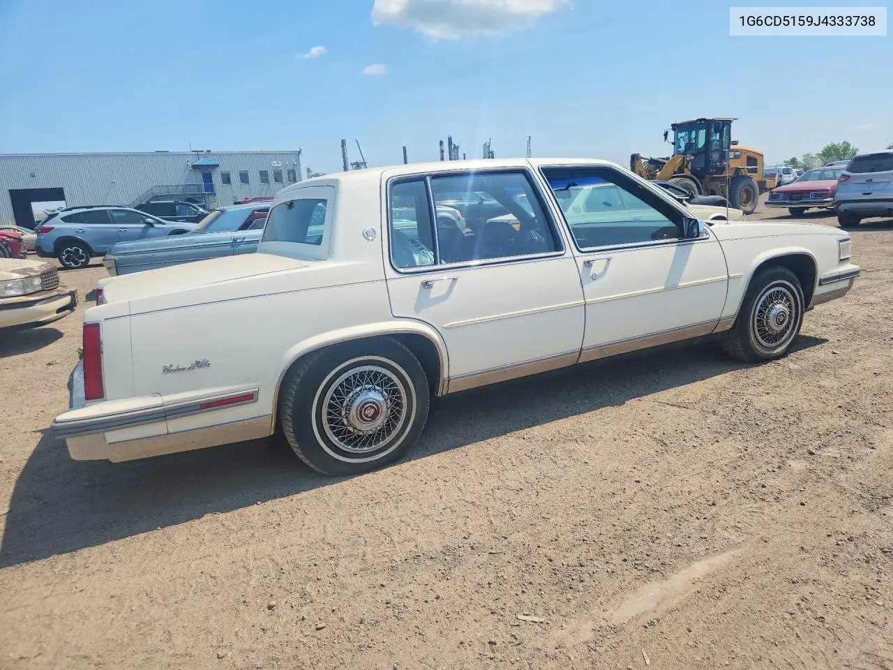 1988 Cadillac Deville VIN: 1G6CD5159J4333738 Lot: 60028126