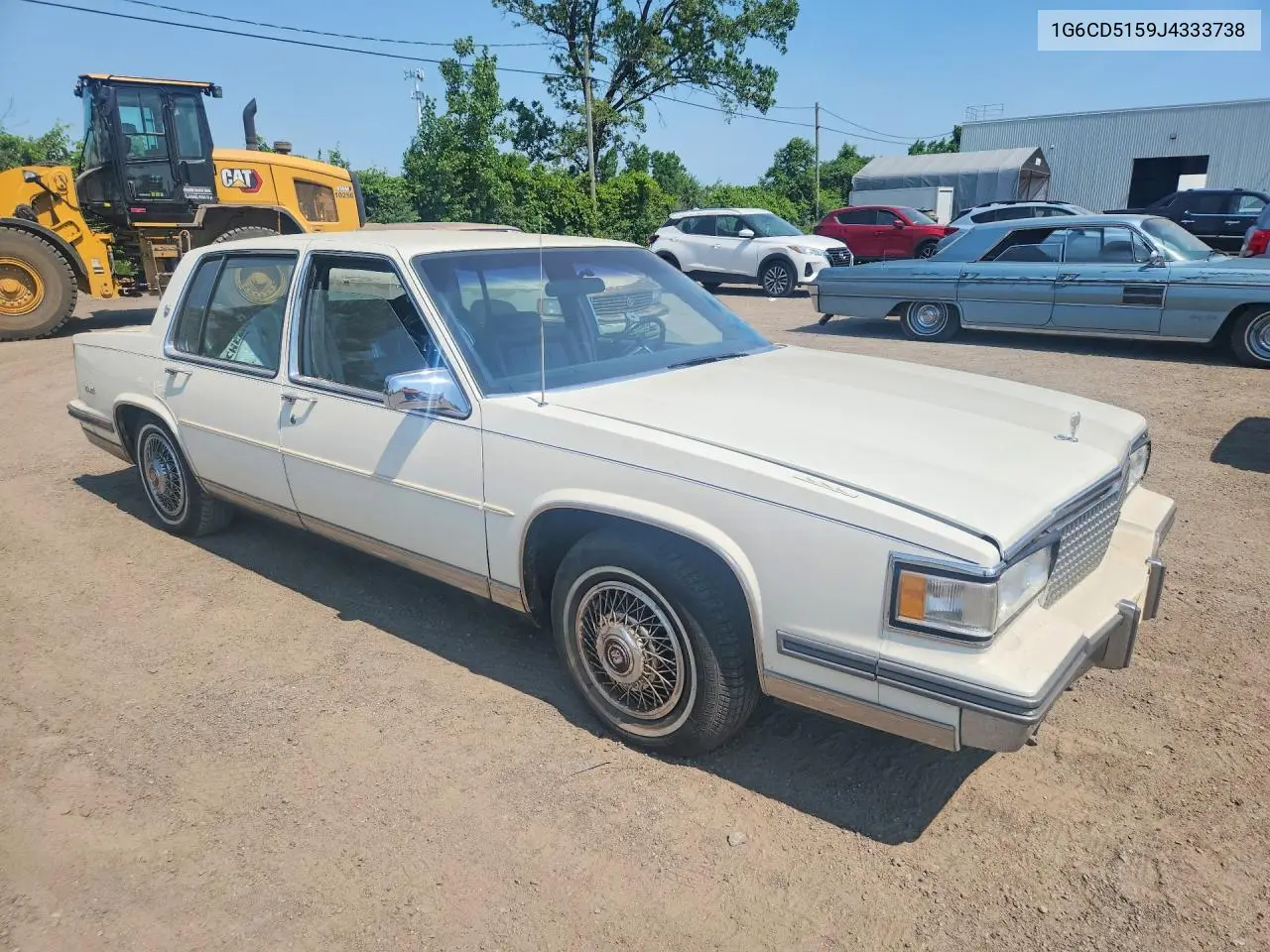 1988 Cadillac Deville VIN: 1G6CD5159J4333738 Lot: 60028126