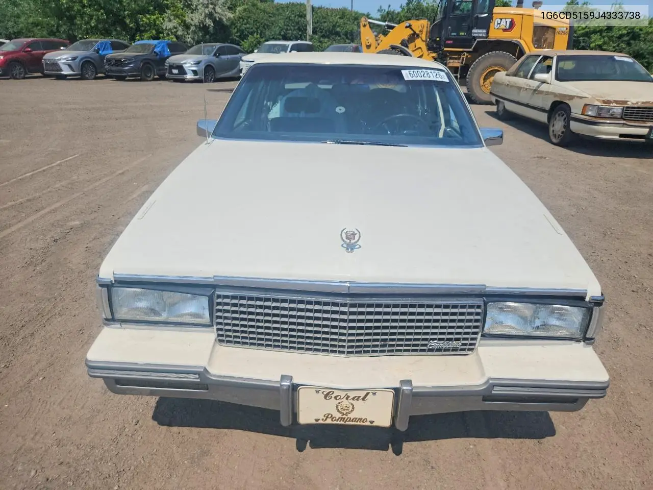 1988 Cadillac Deville VIN: 1G6CD5159J4333738 Lot: 60028126