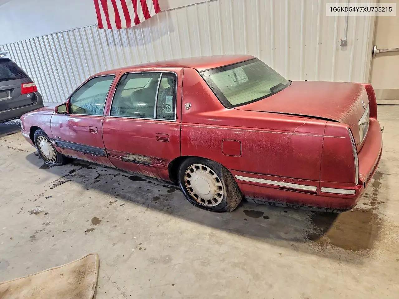 1991 Cadi Brougham VIN: 1G6KD54Y7XU705215 Lot: 52593086
