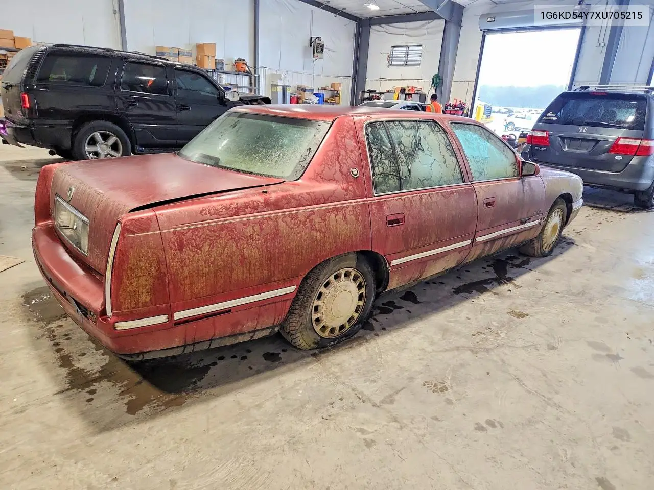 1991 Cadi Brougham VIN: 1G6KD54Y7XU705215 Lot: 52593086