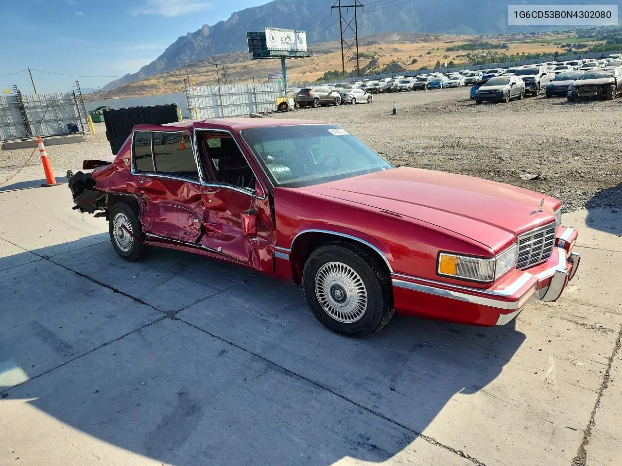 1992 Cadillac Deville VIN: 1G6CD53B0N4302080 Lot: 61600666