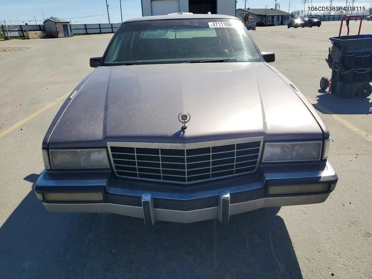 1993 Cadillac Deville VIN: 1G6CD53B3P4318115 Lot: 47111066